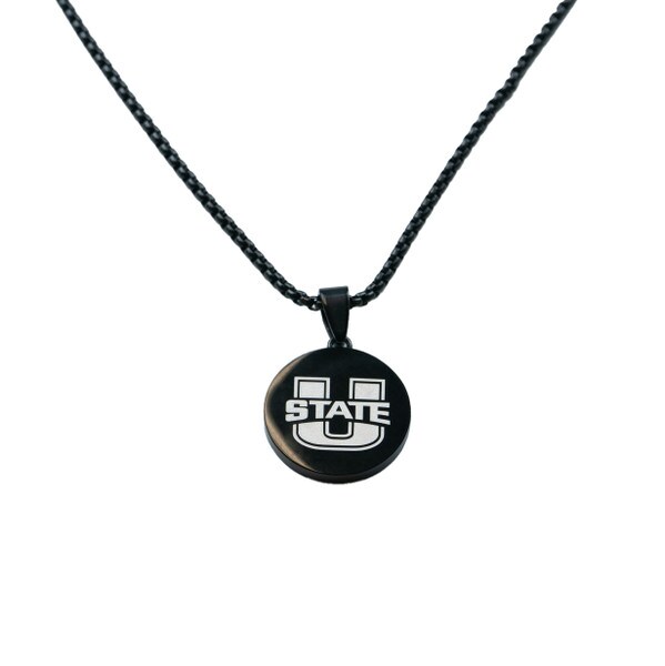 Black U-State Braided Chain Stainless Steel 24 Inch